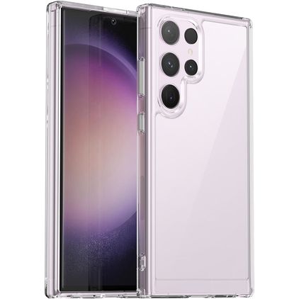 Mobigear Crystal Doorzichtig Samsung Galaxy S24 Ultra Hoesje Hardcase Backcover - Transparant