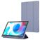 Mobigear Tri-Fold Gel Samsung Galaxy Tab A9 Plus (2023) Hoes TPU,Kunstleer Bookcase + Stylus Houder - Paars