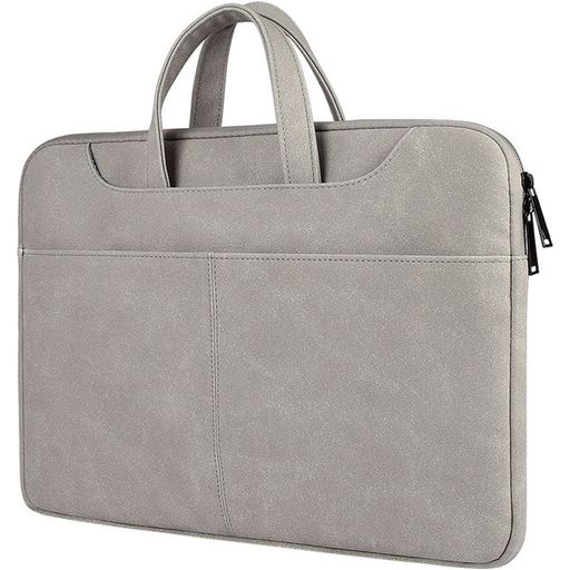 Mobigear Sand Laptop Aktetas 13 - 14 inch Laptoptas + Handvat - Grijs
