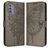 Mobigear Butterfly Nokia G42 Hoesje Bookcase Portemonnee - Grijs
