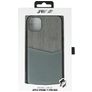 Valenta Card Slot iPhone 11 Pro Max Hoesje Echt Leer Backcover met Pasjeshouder - Grijs