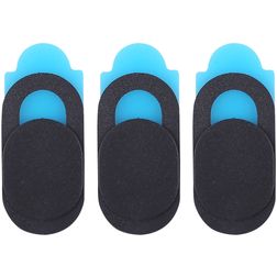 Mobigear Webcam Cover Privacyschuifje - Zwart (3-Pack)