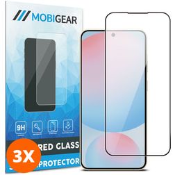 Mobigear Premium Samsung Galaxy S24 FE Glazen Screenprotector - Case Friendly (3-Pack)