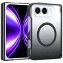 Mobigear Crystal iPhone Duo MagSafe Hoesje Hardcase Backcover - Zwart