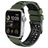 Mobigear Aero Armor Siliconen Apple Watch Bandje Gespsluiting - 49/46/45/44 mm - Legergroen