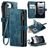 CaseMe C30 iPhone 17e Hoesje Bookcase Portemonnee - Blauw