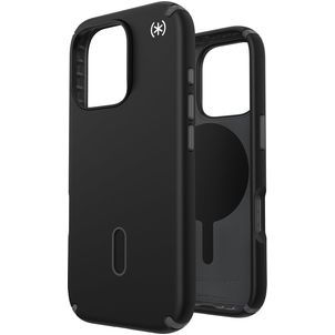 Speck Presidio2 Pro iPhone 16 Pro MagSafe Hoesje Hardcase Backcover Shockproof - Zwart
