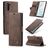 CaseMe 013 Samsung Galaxy Note 10 Hoesje Bookcase Portemonnee - Bruin