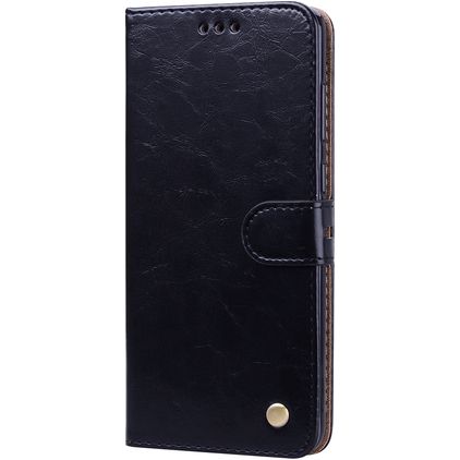 Mobigear Wallet Samsung Galaxy A9 (2018) Hoesje Bookcase Portemonnee - Zwart