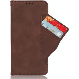 Mobigear Slide Wallet OPPO Find X9 Hoesje Bookcase Portemonnee - Bruin