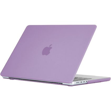 Mobigear Matte MacBook Pro 14 Inch (2021-2026) Hoes Hardshell Laptopcover MacBook Case - Paars - Model A2442 / A2779 / A2918 / A2992 / A3401 / A3112 / A3434 / A3427 / A3426