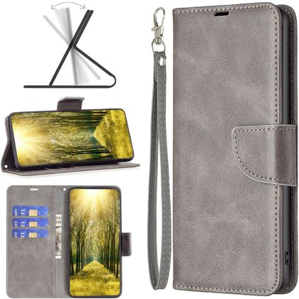 Mobigear Excellent Google Pixel 7a Hoesje Bookcase Portemonnee - Grijs