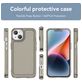Mobigear Crystal iPhone 15 Hoesje Flexibel TPU Backcover - Grijs