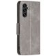 Mobigear Excellent Samsung Galaxy A55 Hoesje Bookcase Portemonnee - Grijs