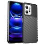 Mobigear Groove Xiaomi Redmi Note 12 Hoesje Flexibel TPU Backcover - Zwart