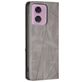 Mobigear Rhombus Slim Motorola Moto G24 Hoesje Bookcase - Grijs