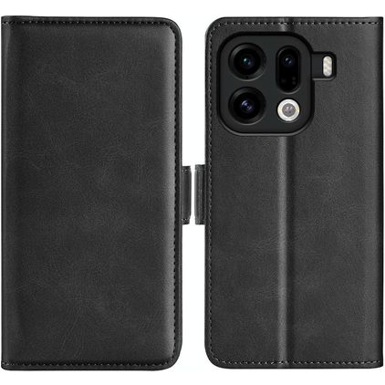Mobigear Slim Magnet OPPO Find X9 Pro Hoesje Bookcase Portemonnee - Zwart