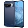Mobigear Brushed Slim Google Pixel 9 Pro Hoesje Flexibel TPU Backcover - Blauw