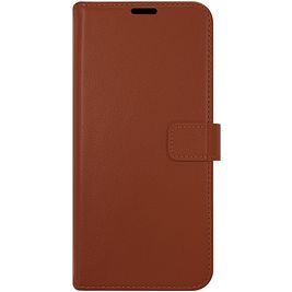 Valenta Gel Skin Samsung Galaxy A53 Hoesje Echt Leer Bookcase Portemonnee - Bruin