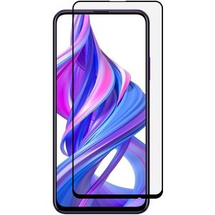 Mobigear Premium HONOR 9X Glazen Screenprotector - Case Friendly - Zwart