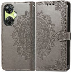 Mobigear Dreamcatcher OnePlus Nord CE 3 Lite 5G Hoesje Bookcase Portemonnee - Grijs