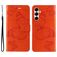 Mobigear Butterfly Samsung Galaxy A26 Hoesje Bookcase Portemonnee - Oranje