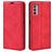Mobigear Retro Slim Motorola Moto G42 Hoesje Bookcase Portemonnee - Rood