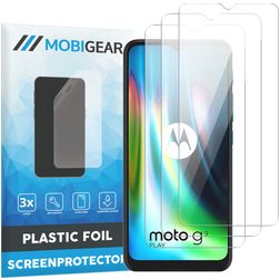 Mobigear Motorola Moto G9 Power Screenprotector Folie - Case Friendly (3-Pack)
