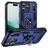 Mobigear Armor Ring iPhone Air Hoesje Hardcase Backcover Shockproof met Ringhouder - Blauw