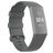 Mobigear Cross Siliconen Fitbit Charge 3 Bandje Gespsluiting - Grijs
