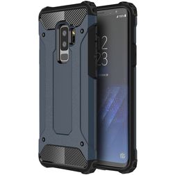Mobigear Outdoor Samsung Galaxy S9 Plus Hoesje Hardcase Backcover Shockproof - Marineblauw