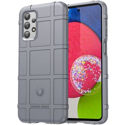 Mobigear Rugged Shield Samsung Galaxy A23 Hoesje Flexibel TPU Backcover Shockproof - Grijs