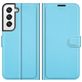 Mobigear Classic Samsung Galaxy S22 Hoesje Bookcase Portemonnee - Blauw