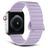 Decoded Traction Loop Siliconen Apple Watch Bandje Magneetsluiting - 49/46/45/44 mm - Lavender