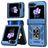 Mobigear Armor ring Samsung Galaxy Z Flip 6 Hoesje Hardcase Backcover Shockproof met Ringhouder - Blauw