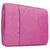Mobigear Denim Zipper Laptop Sleeve 13 - 14 inch Laptop hoes - Roze