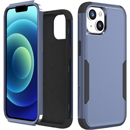 Mobigear Ultra Tough iPhone 15 Plus Hoesje Hardcase Backcover Shockproof - Royal Blue