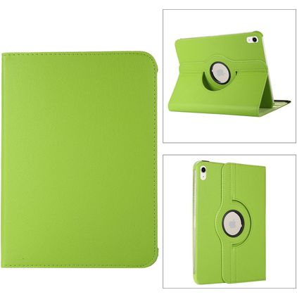 Mobigear DuoStand iPad 11 (2025) Hoes Draaibare Bookcase - Groen