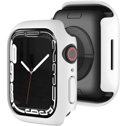 Mobigear Colors Dun Apple Watch - 41 mm Hardcase Hoesje - Wit