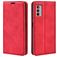 Mobigear Retro Slim Motorola Moto G42 Hoesje Bookcase Portemonnee - Rood