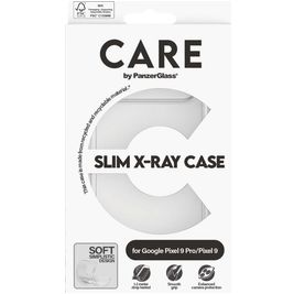 CARE by PanzerGlass Fashionable Doorzichtig Google Pixel 9 Siliconen Hoesje Backcover - Transparant CARE by PanzerGlass Fashionable Doorzichtig Google Pixel 9 Siliconen Hoesje Backcover - Transparant