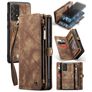 Caseme 008 Samsung Galaxy A52s 5G Hoesje Uitneembare 2in1 Bookcase Portemonnee - Bruin