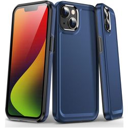 Mobigear Slim Armor iPhone 15 Plus Hoesje Hardcase Backcover Shockproof - Marineblauw