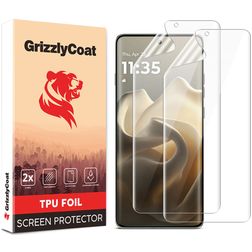 GrizzlyCoat Motorola Edge 60 Screenprotector Folie - Case Friendly (2-Pack)