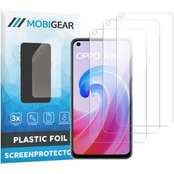 Mobigear OPPO A96 Screenprotector Folie - Case Friendly (3-Pack)