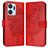 Mobigear Butterfly HONOR X7A Hoesje Bookcase Portemonnee - Rood
