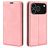 Mobigear Retro Slim iPhone 17 Pro Hoesje Bookcase Portemonnee - Roze