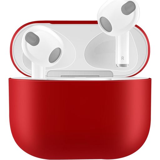 Mobigear Colors Apple AirPods 3 Hoesje Flexibel Siliconen - Rood