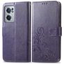 Mobigear Clover OnePlus Nord CE 2 Hoesje Bookcase Portemonnee - Paars
