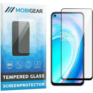 Mobigear Premium OnePlus Nord CE 2 Lite 5G Glazen Screenprotector - Case Friendly - Zwart